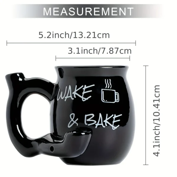 Multifunctional Ceramic Smoking Coffee Cup view 2