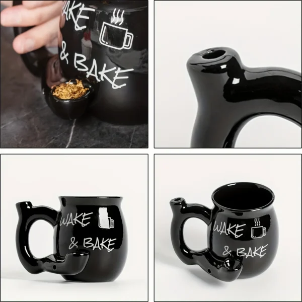 Multifunctional Ceramic Smoking Coffee Cup view 8