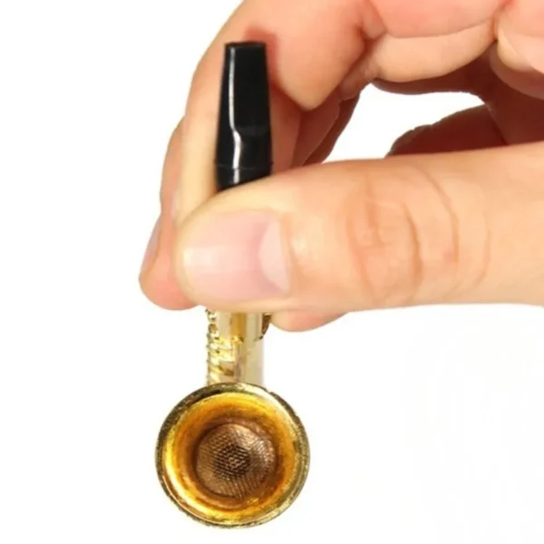 Metal small saxophone pipe view 7