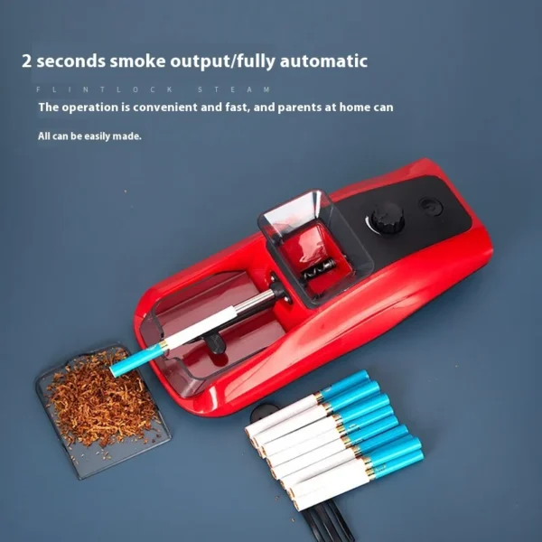 Small Automatic All-in-one Machine High Power Electric Cigarette Rolling Machine view 3