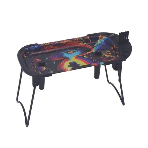 Metal Rolling Tray Cone Loader For King Size And More Size Pre Rolled Cone Foldable Stand Cone Filler Smoking Accessory view 3