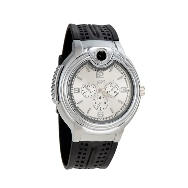 Creative Watch Gas Lighters Metal Multi-purpose Personalized Gas Electronic Flame Lighter Watch Lighter view 4