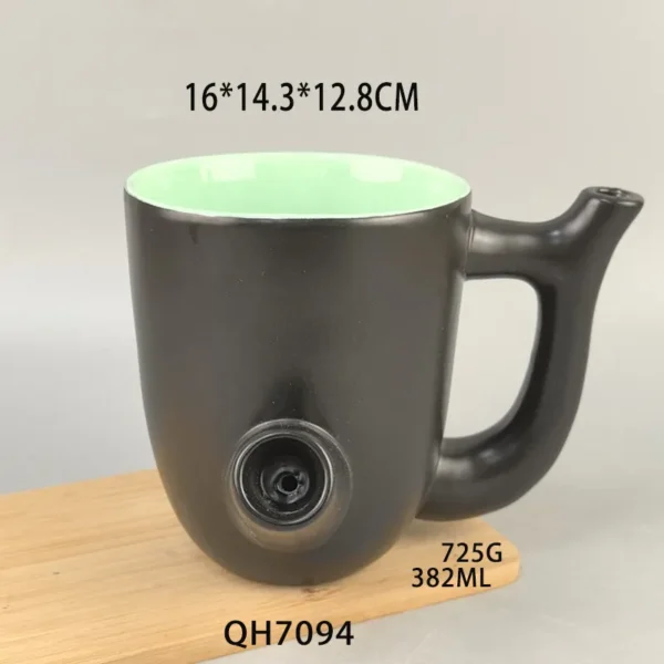 Creative Ceramic Hookah Cup Double Layer view 5