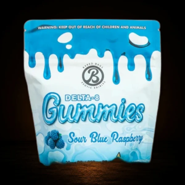 GUMMIES - SOUR BLUE RASPBERRY