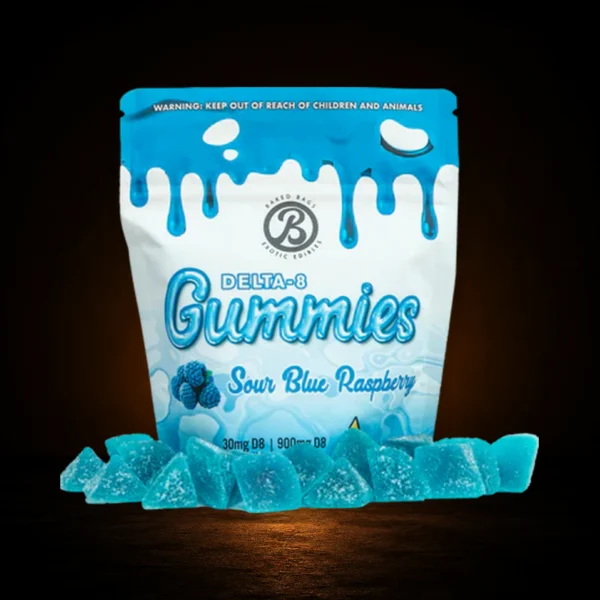 GUMMIES - SOUR BLUE RASPBERRY view 5